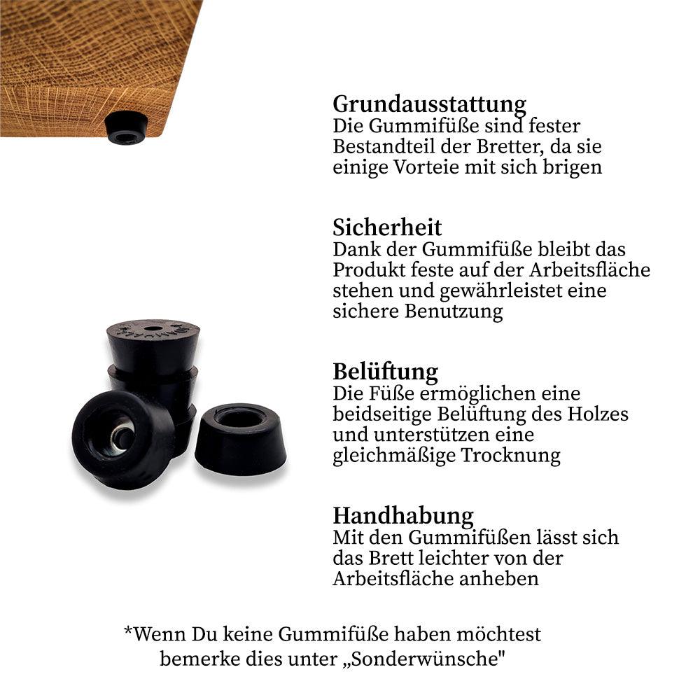 Schneidebrett inklusive Messerblock - Set