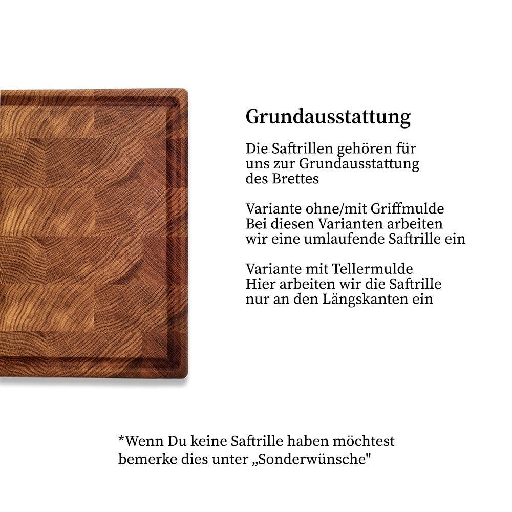 Schneidebrett inklusive Messerblock - Set