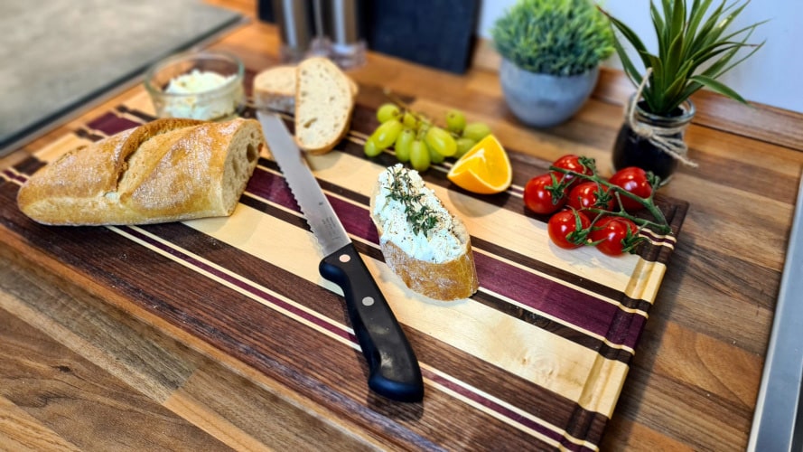 Designer Schneidebrett - Schneidebrett aus Holz - Wood Work NRW