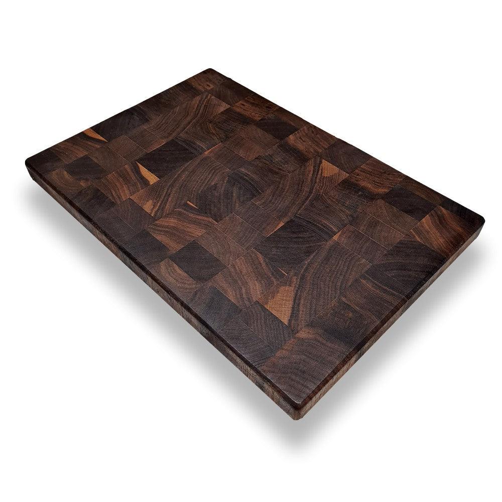 Wood Work NRW - B-Ware - Nussbaum/Walnuss - Stirnholz Schneidebrett