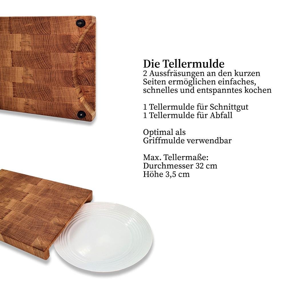 Schneidebrett inklusive Messerblock - Set