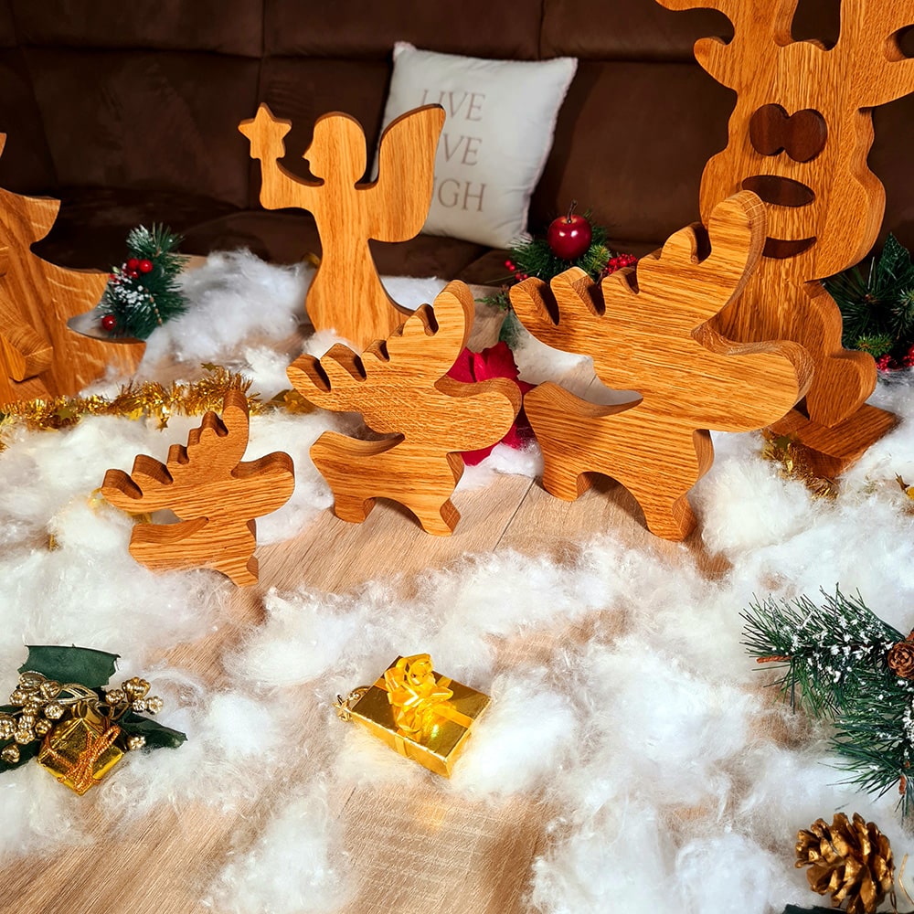 Weihnachtsdeko aus Holz