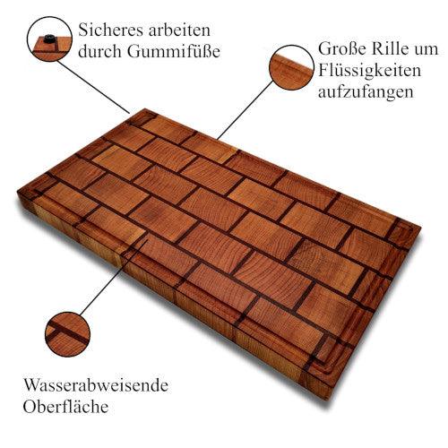 Woodwork NRW - Schneidebrett - Ioanna - Saftrille - Kirsche - Mahagoni