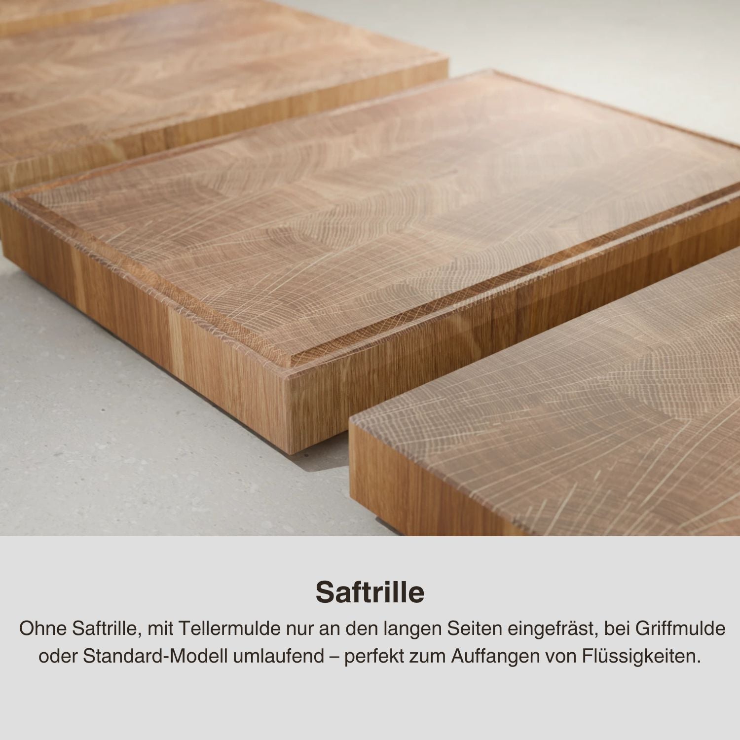 Stirnholz Schneidebrett Eiche "Melani"