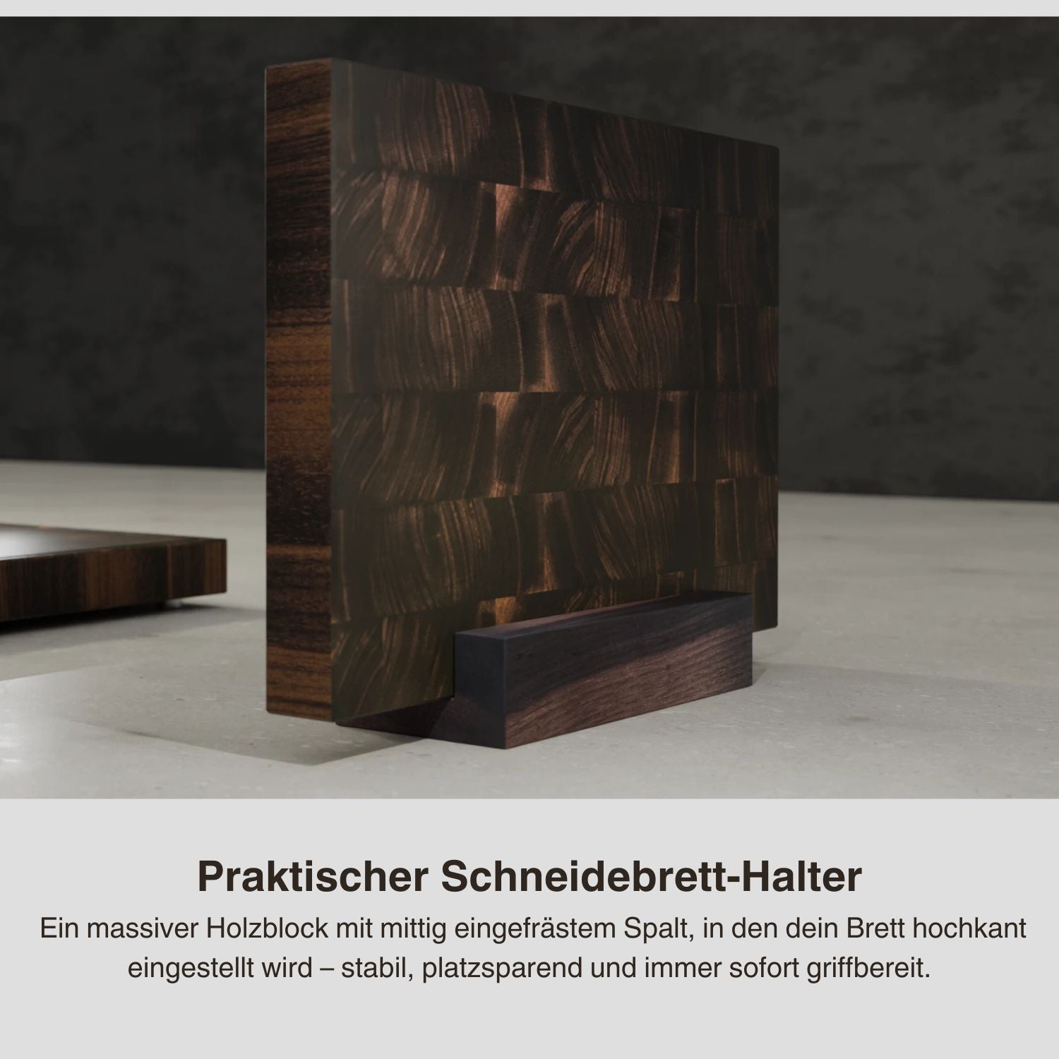 Stirnholz Schneidebrett Eiche "Melani"
