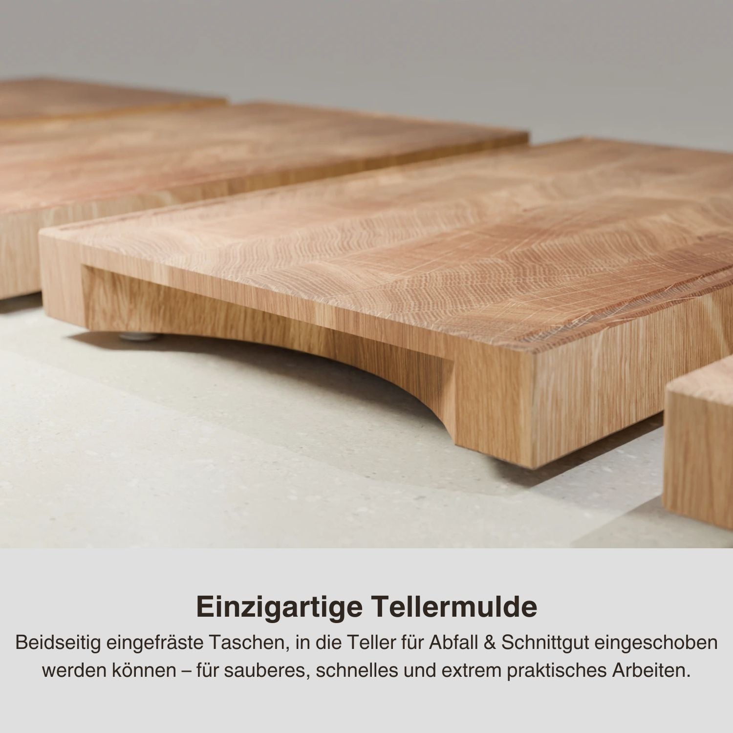 Stirnholz Schneidebrett Eiche "Melani"