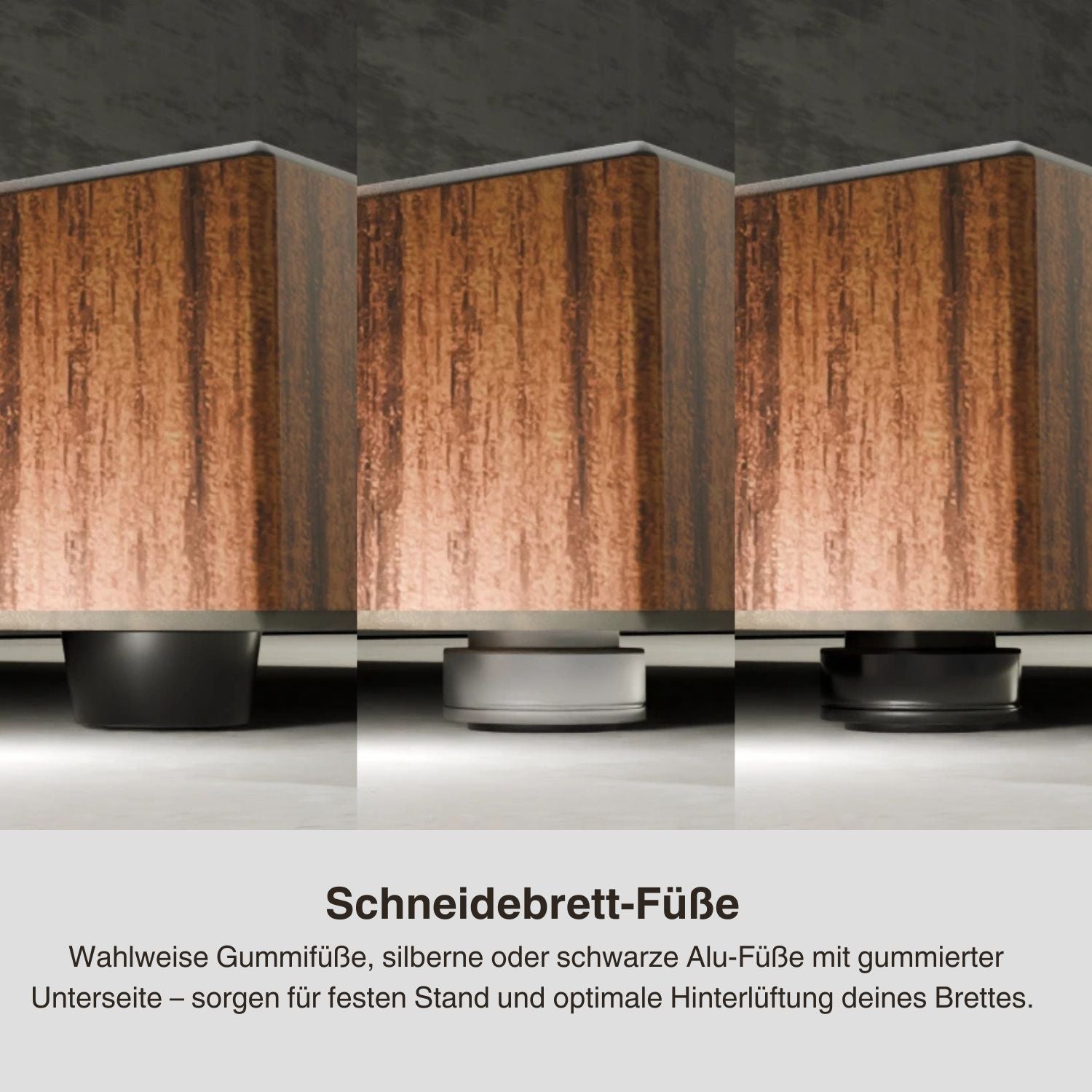 Stirnholz Schneidebrett aus Nussbaum/Walnuss "Konstantin"