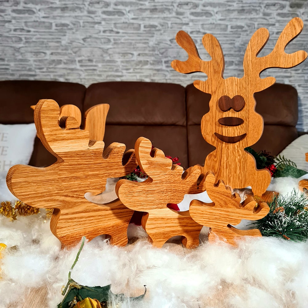 Weihnachtsdeko aus Holz 