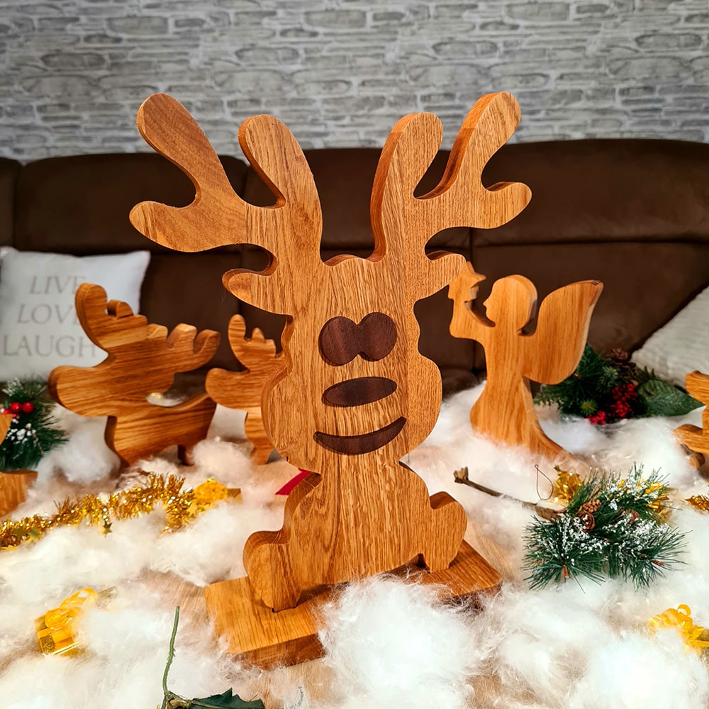 Weihnachtsdeko aus Holz 