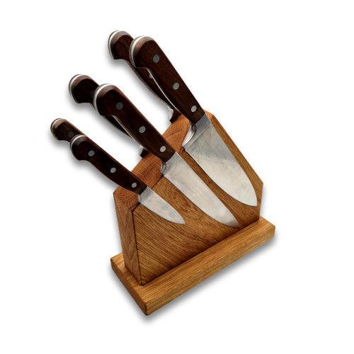 WoodWork NRW - Magnetischer Messerblock - Eiche - Messer